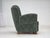 Green Vintage Danish Lounge Chair in Light Green Furniture Wool, 1960s For Sale - Image 8 of 18