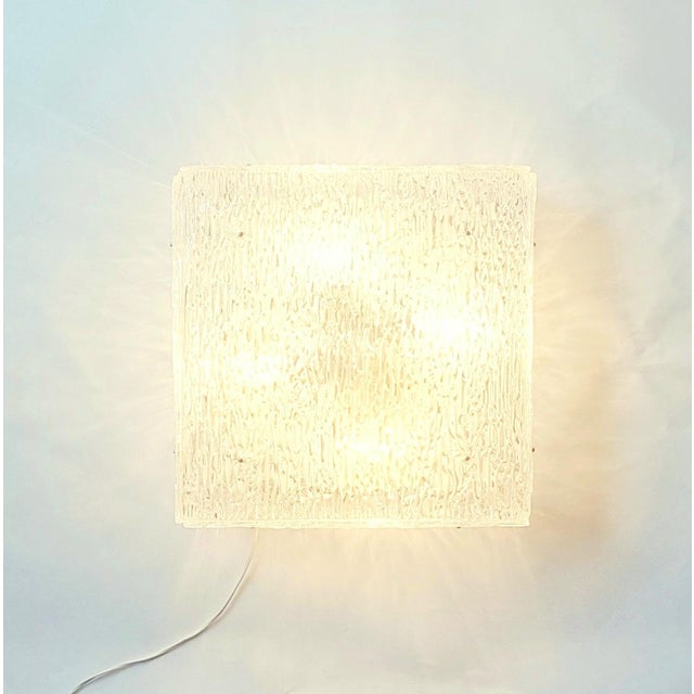 Kalmar Large Mid-Century Murano Glass Flush Mount by Kalmar, Austria, 1960s For Sale - Image 4 of 9