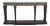English Breakfront Console Table For Sale