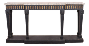 English Breakfront Console Table