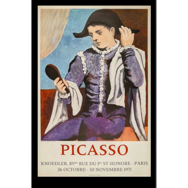 Artist: Pablo Picasso Medium: Lithographic Poster in colors, 1971 Size: 30 x 19.75 in, 76.2 x 50.2 cm Beautiful bright and...