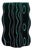 Large Forest Green Magma Vase by Mana For Sale