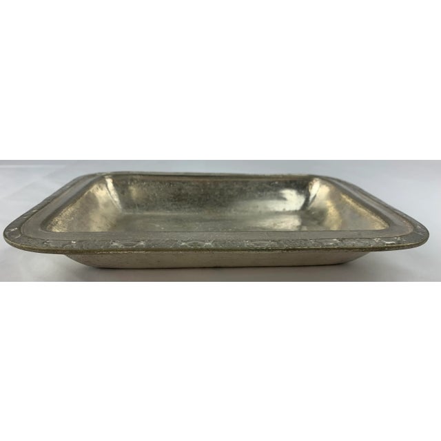 Traditional Vintage Waldorf Astoria Small Silverplate Tray For Sale - Image 3 of 7