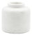 Nizzoli White Vase- Small For Sale