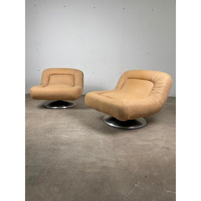 Mid-Century Modern Italian Lounge Armchairs, 1960s, Set of 2 For Sale - Image 4 of 10