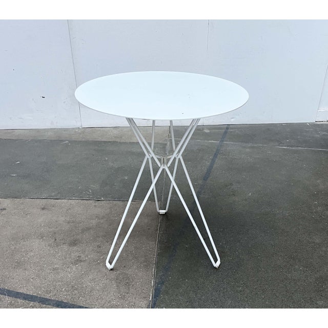 Minimalist Tio Series Metal Outdoor Table by Chris Martin for Massproductions, Finland For Sale - Image 12 of 18