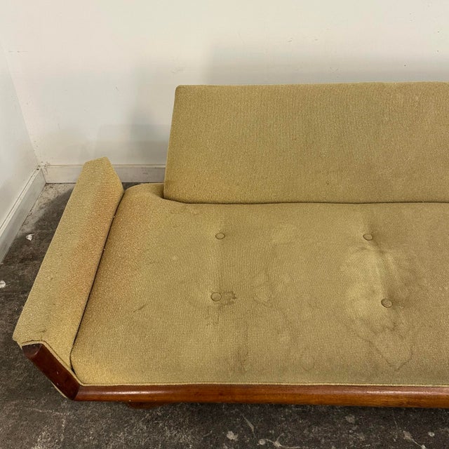 Craft Associates Mid 20th Century Adrian Pearsall Gondola Sofa With Walnut Frame For Sale - Image 4 of 12