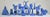 Mid Century Niloak Pottery Blue Vases and Objet d'Art 24 Piece Collection For Sale - Image 13 of 13