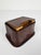 Vintage Italian Leather and Gilt Aluminum Cigarette Dispenser Box in the style of Jacques Adnet, 1950s For Sale - Image 14 of 18