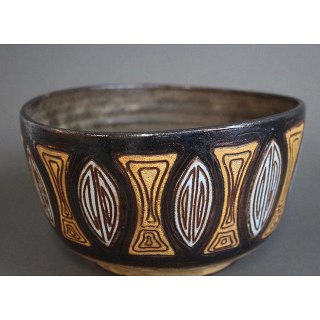 Vintage French Ceramic Bowl by Alexandre Kostanda, 1960s For Sale - Image 7 of 11