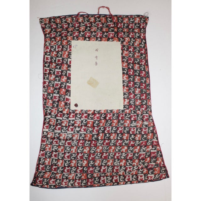 Textile Antique Tibetan Green Tara Thangka, Qing Dynasty (18th–19th Century) For Sale - Image 7 of 12