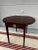 Oxblood Red Diminutive Mahogany Hepplewhite Drop Leaf Pembroke Table With a Drawer, Pennsylvania, Circa 1800 For Sale - Image 8 of 13