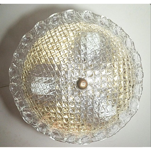 Murano Glass Pendant Light from Barovier & Toso, 1930s For Sale - Image 9 of 10