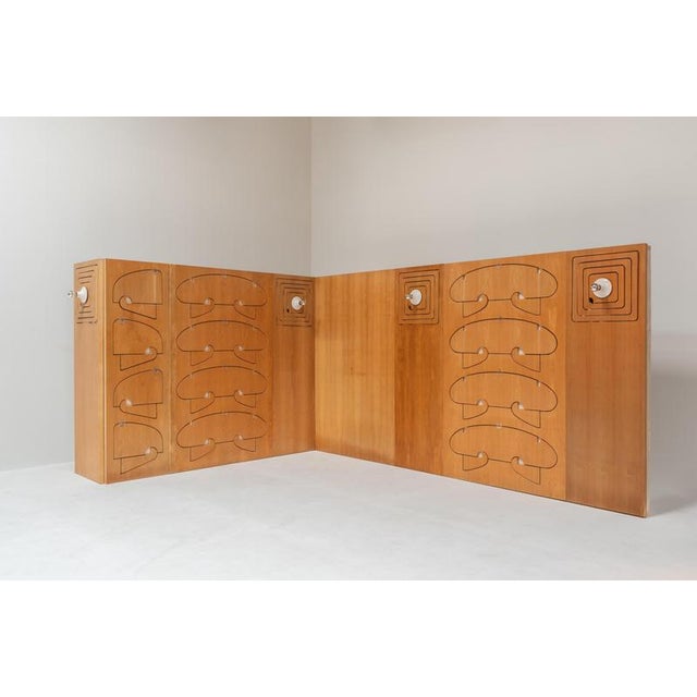 Modular Wall Unit by Anonima Design for Bonetto, Italy, 1969, Set of 9 For Sale - Image 3 of 14