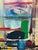 1960s Vintage Abstract Oil Painting For Sale - Image 5 of 10