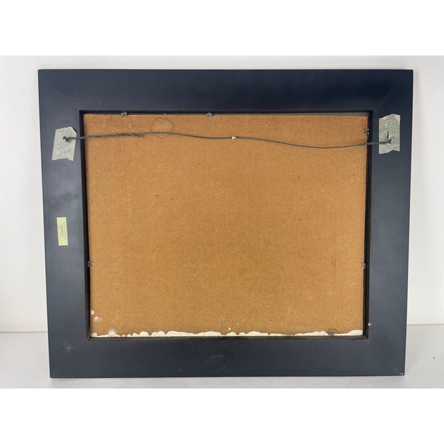 Mid 20th Century Carl G. Bray Southwest Desert Landscape Oil Painting in Gilt Frame For Sale - Image 4 of 4