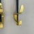 Brass Wardrobe Hook Coat Rack Elements in the style of Carl Auböck, Austria, 1950s, Set of 3 For Sale - Image 11 of 18