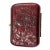 Beautiful Antique Chinese Red Resin Dragon Cigarette Case For Sale