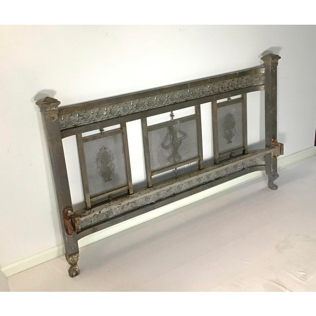 Antique 19th Century French Brass Full Size Headboard and Footboard 2 Pieces Chairish