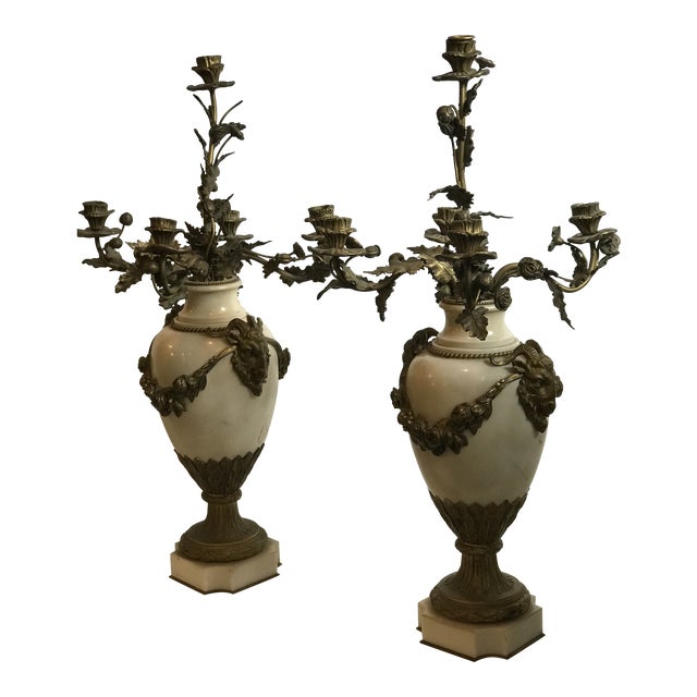 19th Century Louis XIV Candelabras - a Pair For Sale