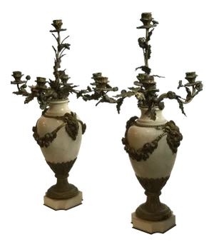 19th Century Louis XIV Candelabras - a Pair