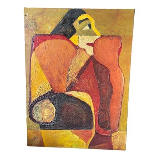 Sebastien Nadin, Post-Cubist Composition, 1994, Oil on Canvas For Sale