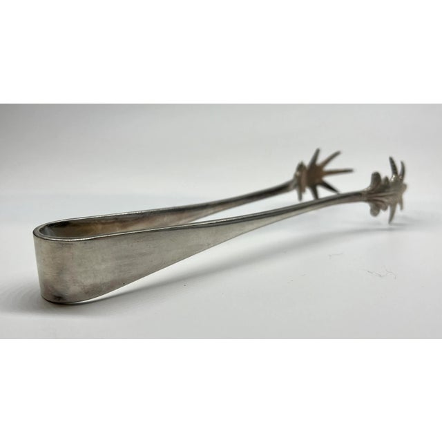 Vintage Art Deco Bird Talon Silver Plate Sugar Nips/Tongs Made in England - Circa 1920’s For Sale In Dallas - Image 6 of 10