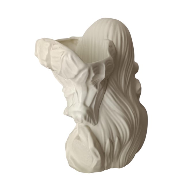 Ceramic Modernist Ceramic Bust Vase For Sale - Image 7 of 10