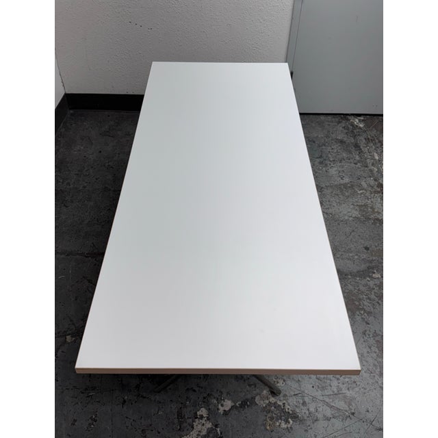 2010s George Nelson for Herman Miller Nelson X-Leg Dining Table/Desk For Sale - Image 5 of 12