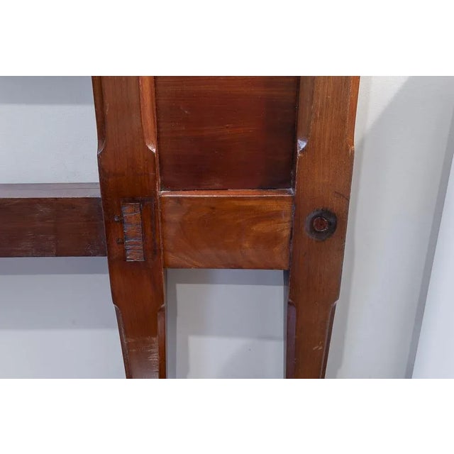 Wood Spanish Elizabethan Headwood in Mahogany For Sale - Image 7 of 12