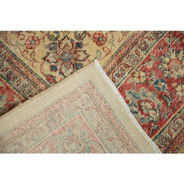 Textile Vintage Distressed Tabriz Carpet - 8'4" x 11'10" For Sale - Image 7 of 12