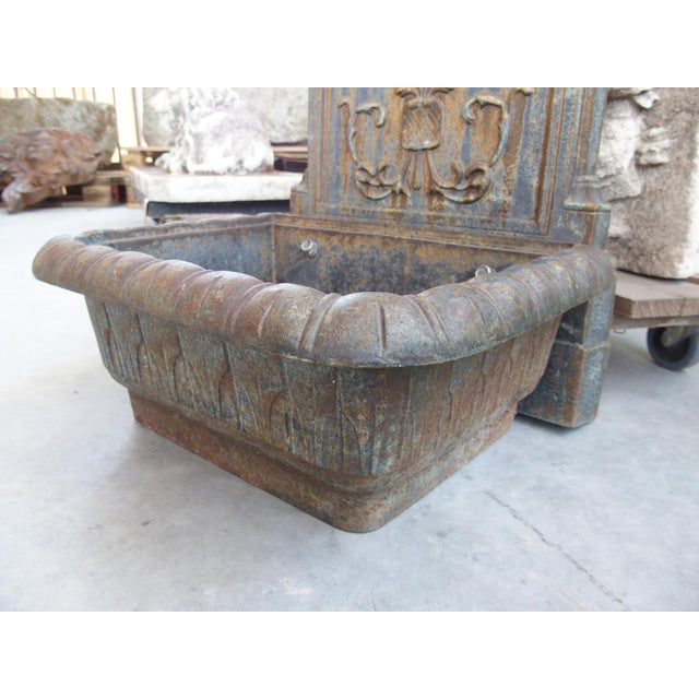 Small Cast Iron Fountain From Toulouse, France, 20th Century For Sale In Dallas - Image 6 of 12