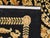 Hand Knotted Black and Gold Rug. 8'x 7'10" For Sale - Image 12 of 12