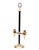 Black Italian Brass Candleholder, 1940s For Sale - Image 8 of 11