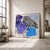 Abstract Contemporary Abstract Acrylic, Spray Paint, Ink on Canvas "No Down" by Manuela Karin Knaut For Sale - Image 3 of 8