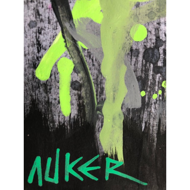 Paper “Dark Garden” Contemporary Original Painting on Paper by CL Auker For Sale - Image 7 of 7