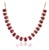 8.88Carat Graduated Pear Cut Ruby Bezel Necklace in 14k Yellow Gold- 17 Inch Length For Sale