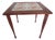 Attributed Georges Briard Mid Century Modern Small Wood Side Table W. Tile Top. C. 1969 For Sale