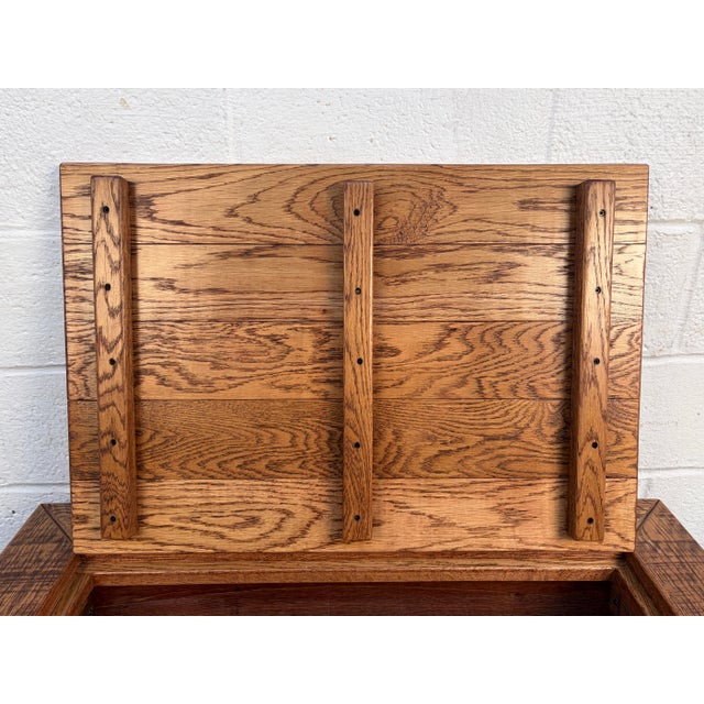 Late 20th Century Distressed Half-Barrel Lift-Top Coffee Table For Sale - Image 10 of 16