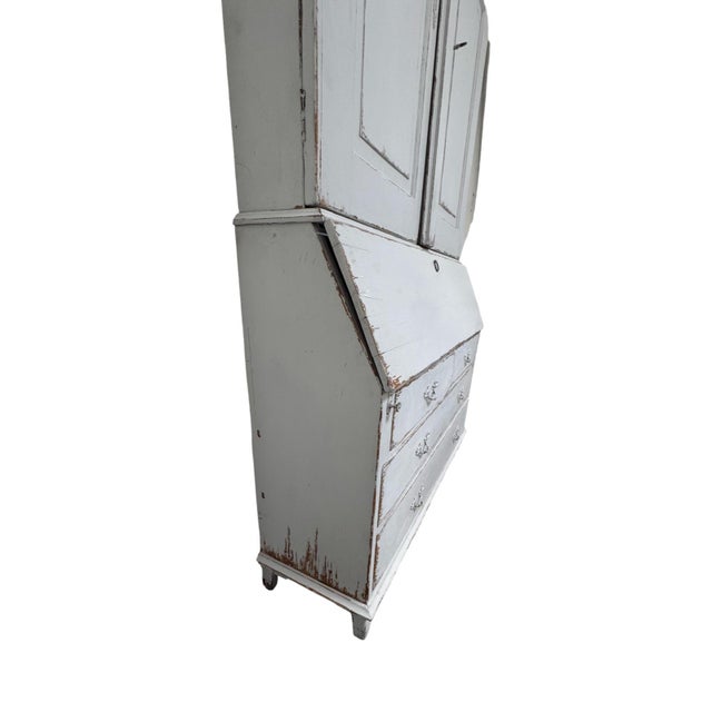 Late 19th Century Antique Gustavian Swedish Secretary For Sale - Image 5 of 12