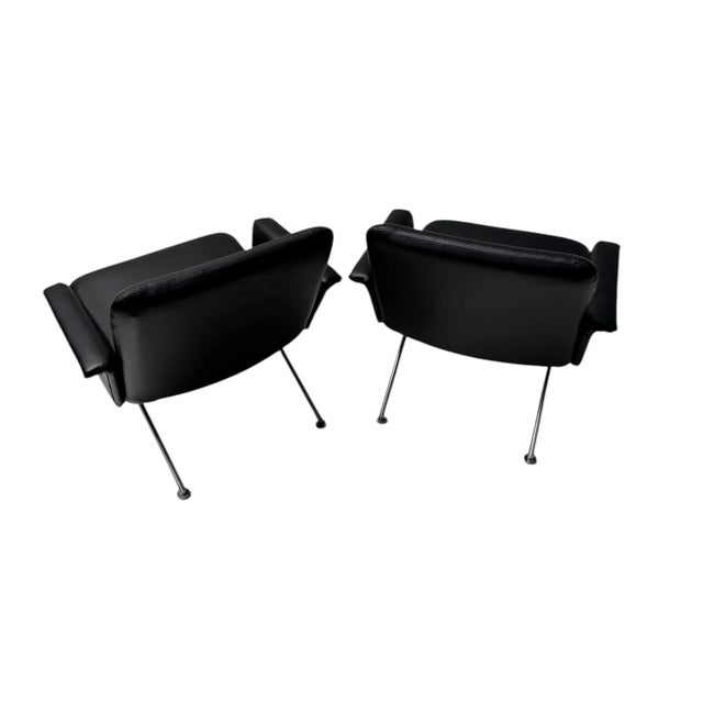 Mid-Century Modern No. 1432 Lounge Chairs by Andre Cordemeijer for Gispen, 1961, Set of 2 For Sale - Image 9 of 14