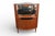 Mid 20th Century Johannes Andersen Bow Front Tambour Corner Unit in Teak, Attributed For Sale - Image 9 of 11