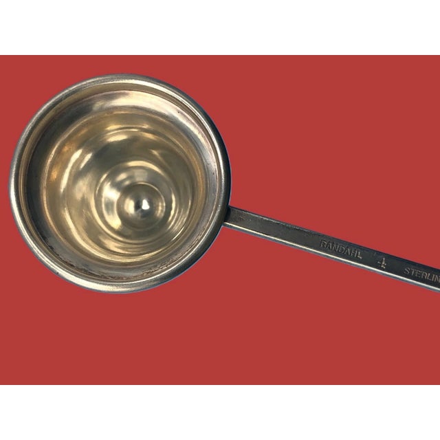 American Randahl Sterling Silver Arts & Crafts 8" Candle Snuffer #4 in Original Box For Sale - Image 3 of 8