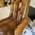 1970s Natural Wood "Okay" Posed Hand Chair Mudras for Pranayama For Sale - Image 4 of 9