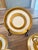 1920s Antique Hand-Gilded 22k Gold Fine Bone China Teacup & Saucer Set of 3 for Adderley's Ltd - 6 pcs For Sale - Image 5 of 10