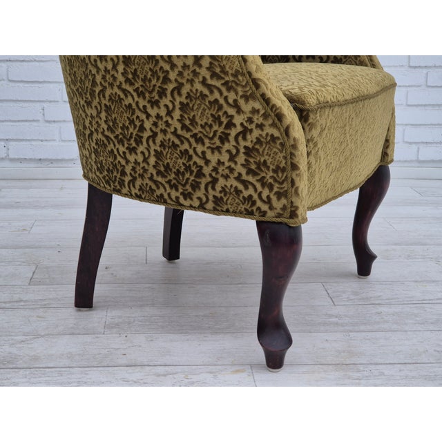 1950s, Danish lounge chair. Reupholstered about 10 years ago by craftsman. Very good condition: no smells, no stains,...