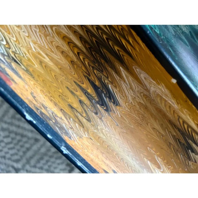 1970s Vintage Italian Tole Book Stack Table For Sale - Image 5 of 7