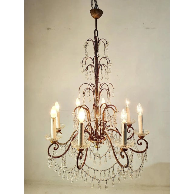 Traditional Empire Style Genovese Chandelier For Sale - Image 3 of 13