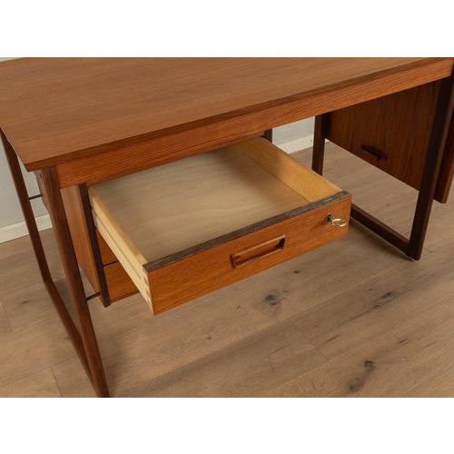 Vintage Teak Veneer Desk, 1960s For Sale - Image 9 of 11
