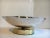 Mid-Century Modern Midcentury Stainless and Brass Footed Bowl For Sale - Image 3 of 9